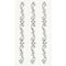 12 Packs: 3 ct. (36 total) Black Flourish Border Adhesive Rhinestones by Recollections™